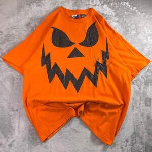 Vtg Y2K Jesse Pinkman Jack O Lantern Distressed Grunge Pumpkin Skull